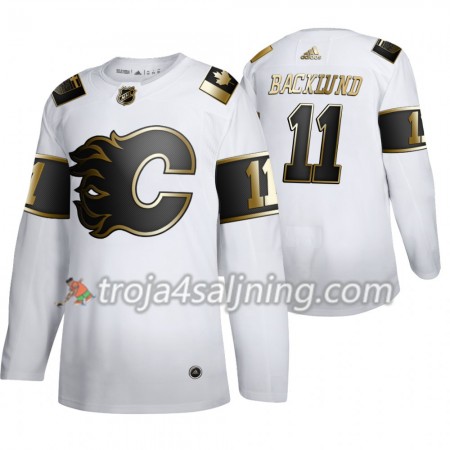 Calgary Flames tröja Mikael Backlund 11 2019-2020 Adidas Golden Edition Vit Authentic - NHL Tröjor Herr Calgary Flames tröja Mikael Backlund 11 2019-2020 Adidas Golden Edition Vit Authentic - NHL Tröjor Herr